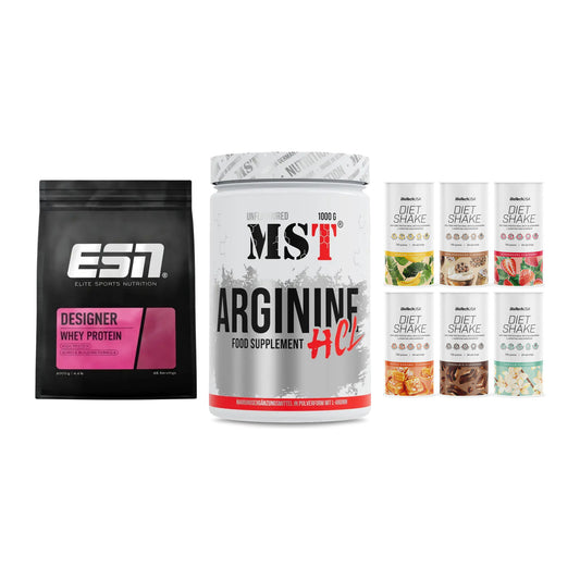 Definitionsphase-Set: ESN Designer + MST Arginine + BioTech Diet – alle enthaltenen Artikel