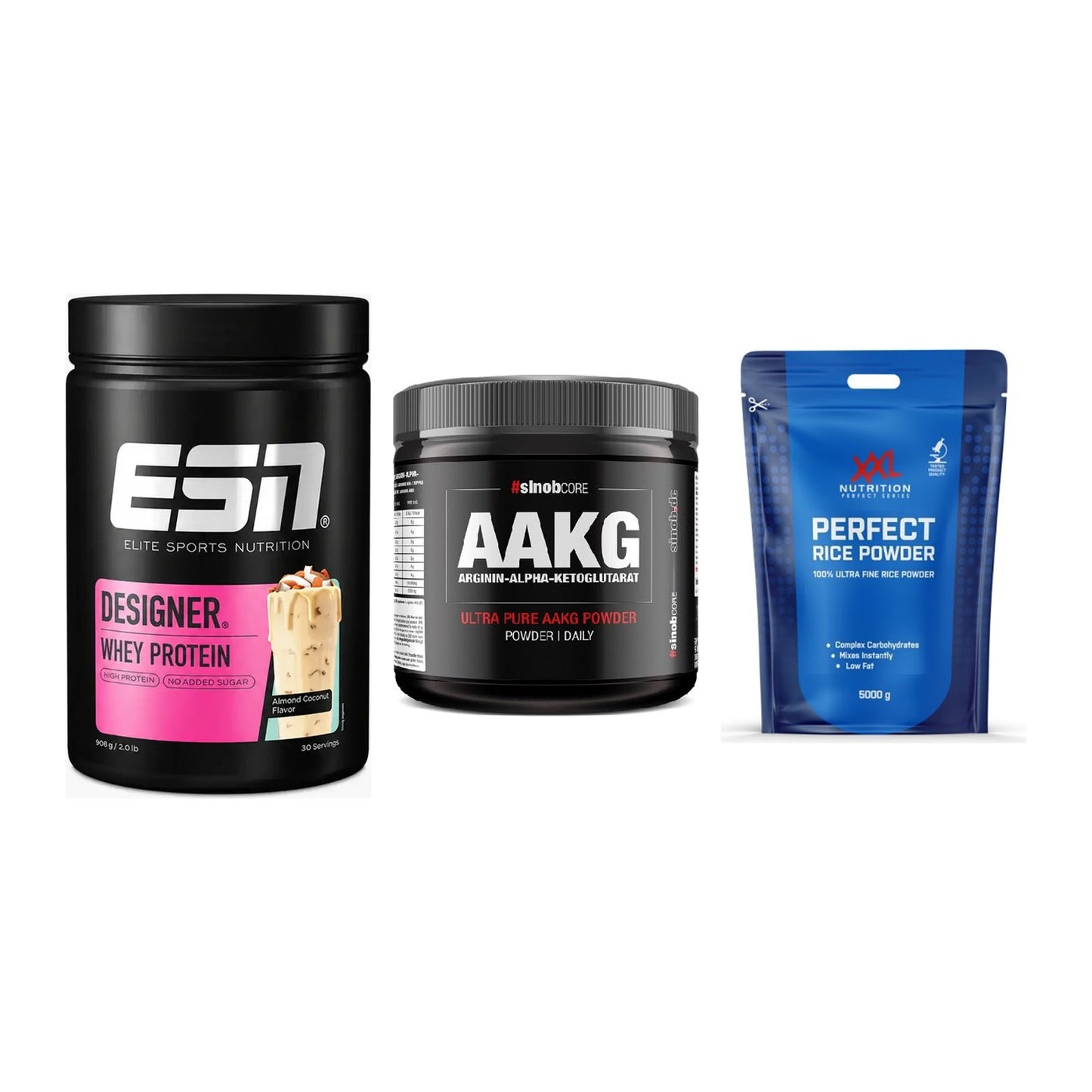 Definitionsphase-Set: ESN Designer + Sinob Core + XXL Nutrition – alle enthaltenen Artikel