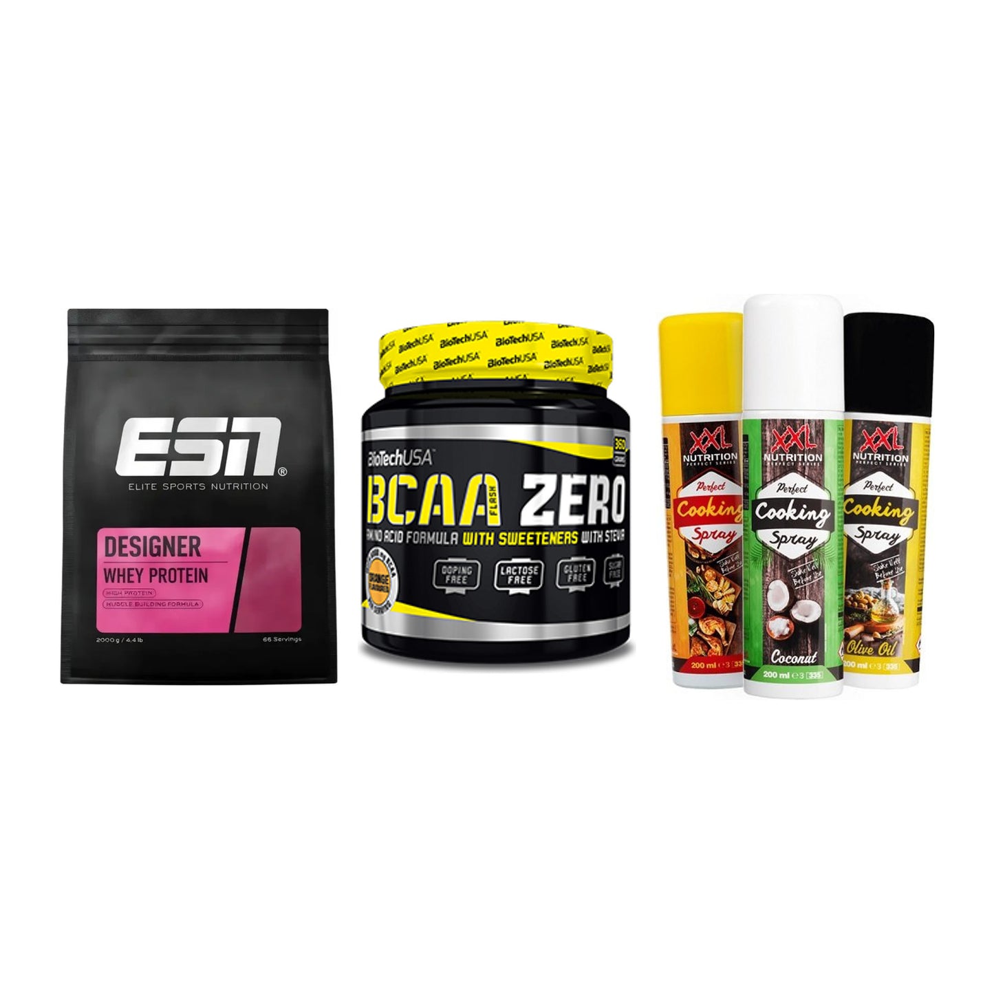 Definitionsphase-Set: ESN Designer + BioTech BCAA + XXL Nutrition – alle enthaltenen Artikel