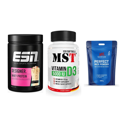 Definitionsphase-Set: ESN Designer + MST Vitamin D3 + XXL Nutrition – alle enthaltenen Artikel