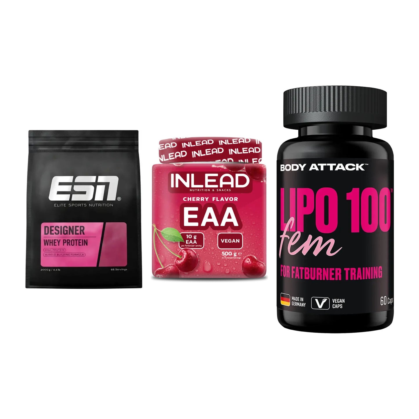 Definitionsphase-Set: ESN Designer + INLEAD EAA + Body Attack – alle enthaltenen Artikel