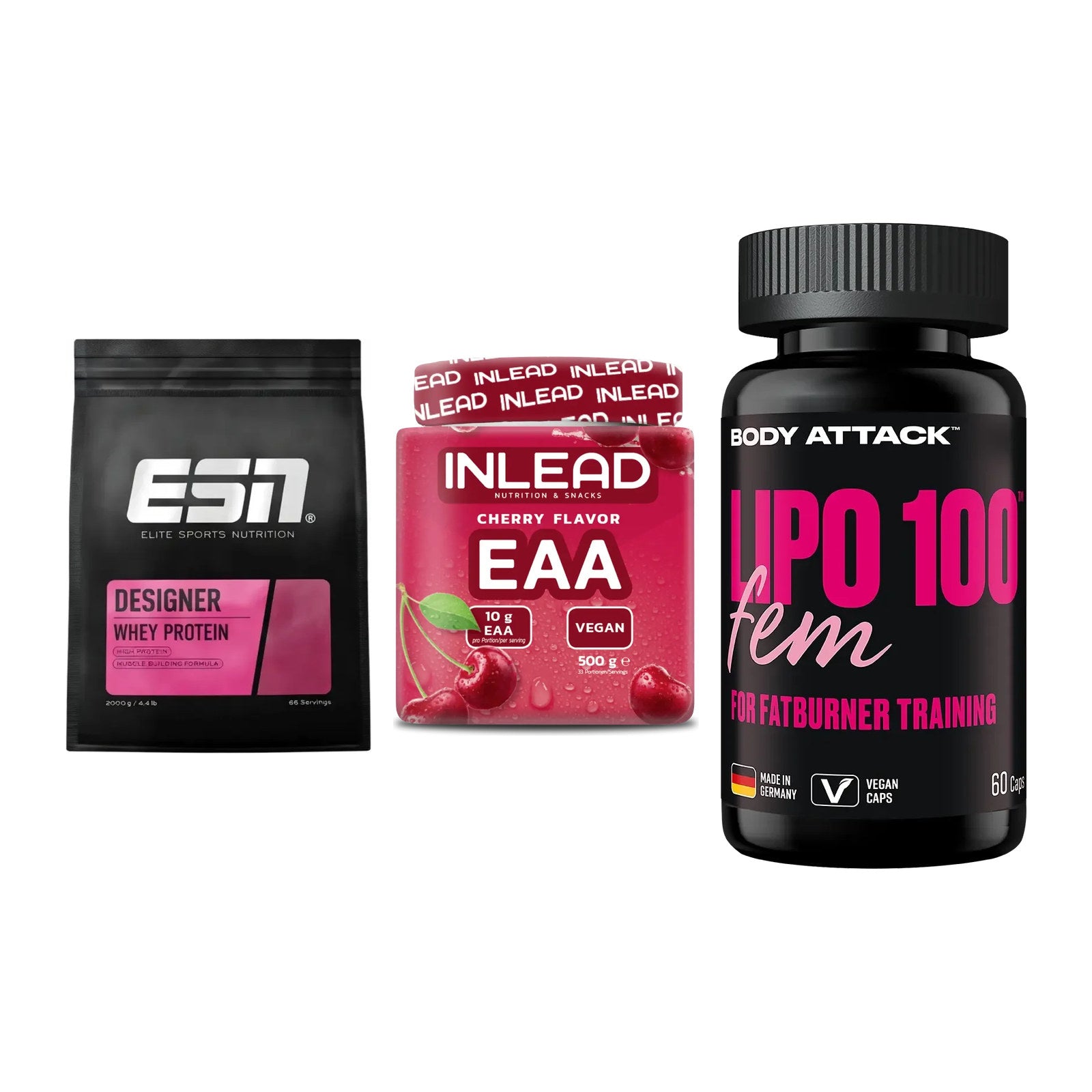 Definitionsphase-Set: ESN Designer + INLEAD EAA + Body Attack – alle enthaltenen Artikel