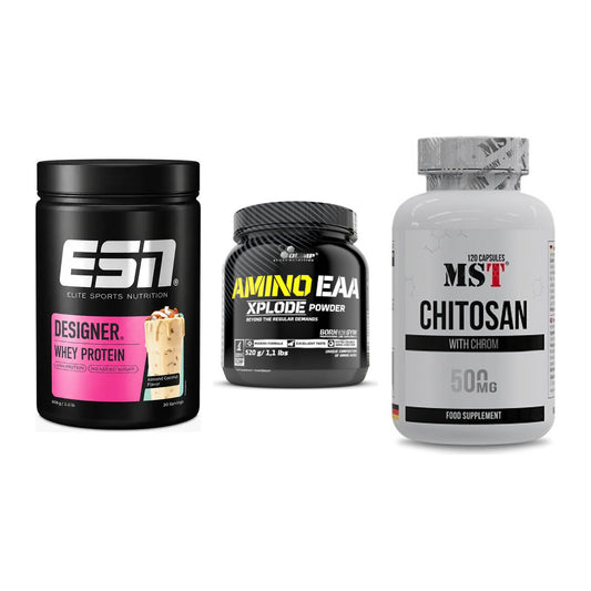 Definitionsphase-Set: ESN Designer + Olimp Amino + MST Chitosan – alle enthaltenen Artikel