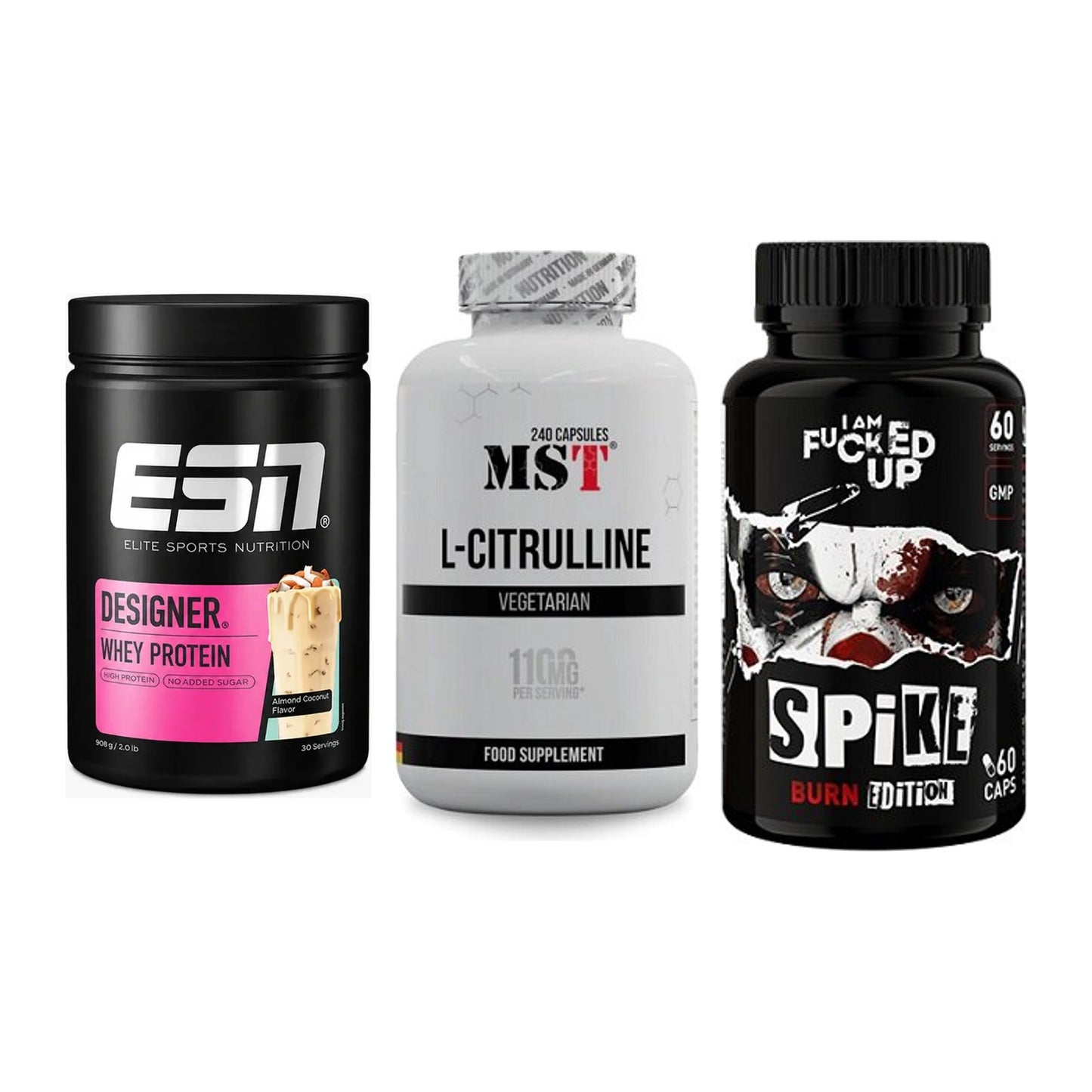 Definitionsphase-Set: ESN Designer + MST Citrulline + Swedish Supple – alle enthaltenen Artikel