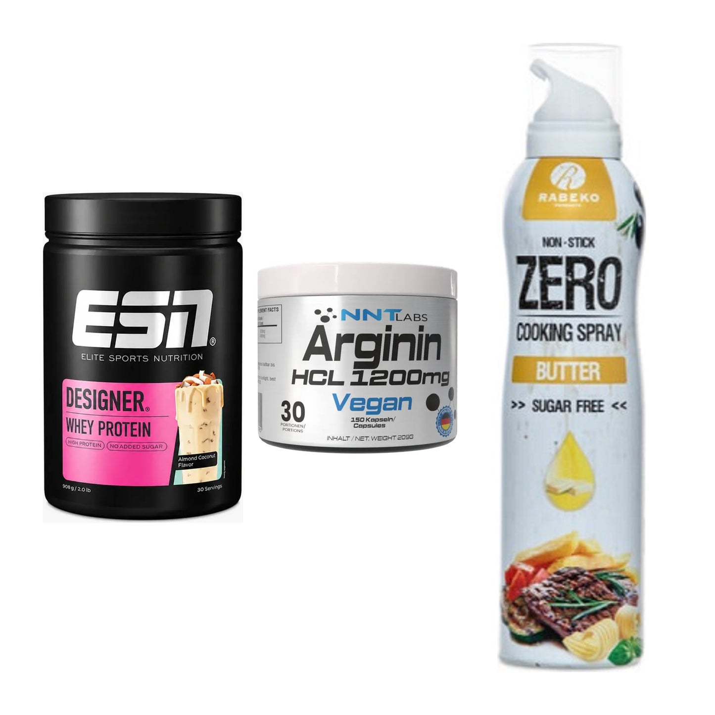 Definitionsphase-Set: ESN Designer + NNT Arginin + Rabeko Zero – alle enthaltenen Artikel