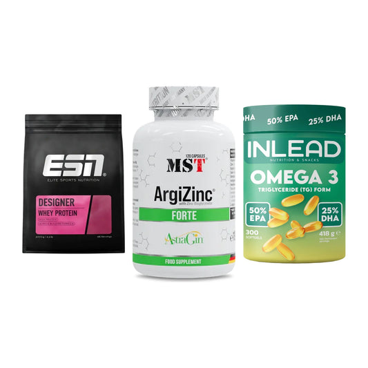 Definitionsphase-Set: ESN Designer + MST ArgiZinc + INLEAD Omega-3 – alle enthaltenen Artikel