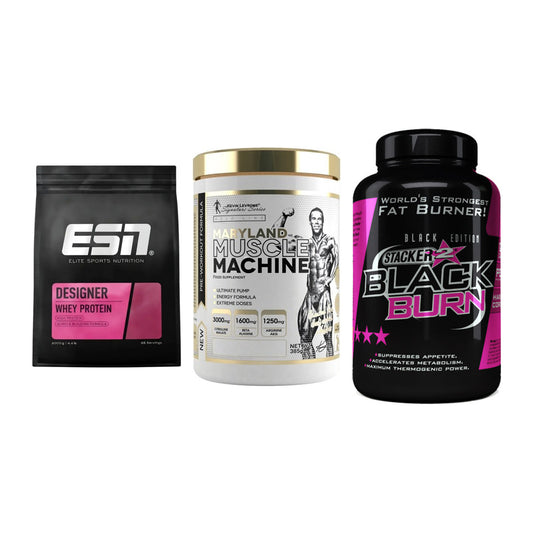 Definitionsphase-Set: ESN Designer + Kevin Levrone + Stacker2 Black – alle enthaltenen Artikel