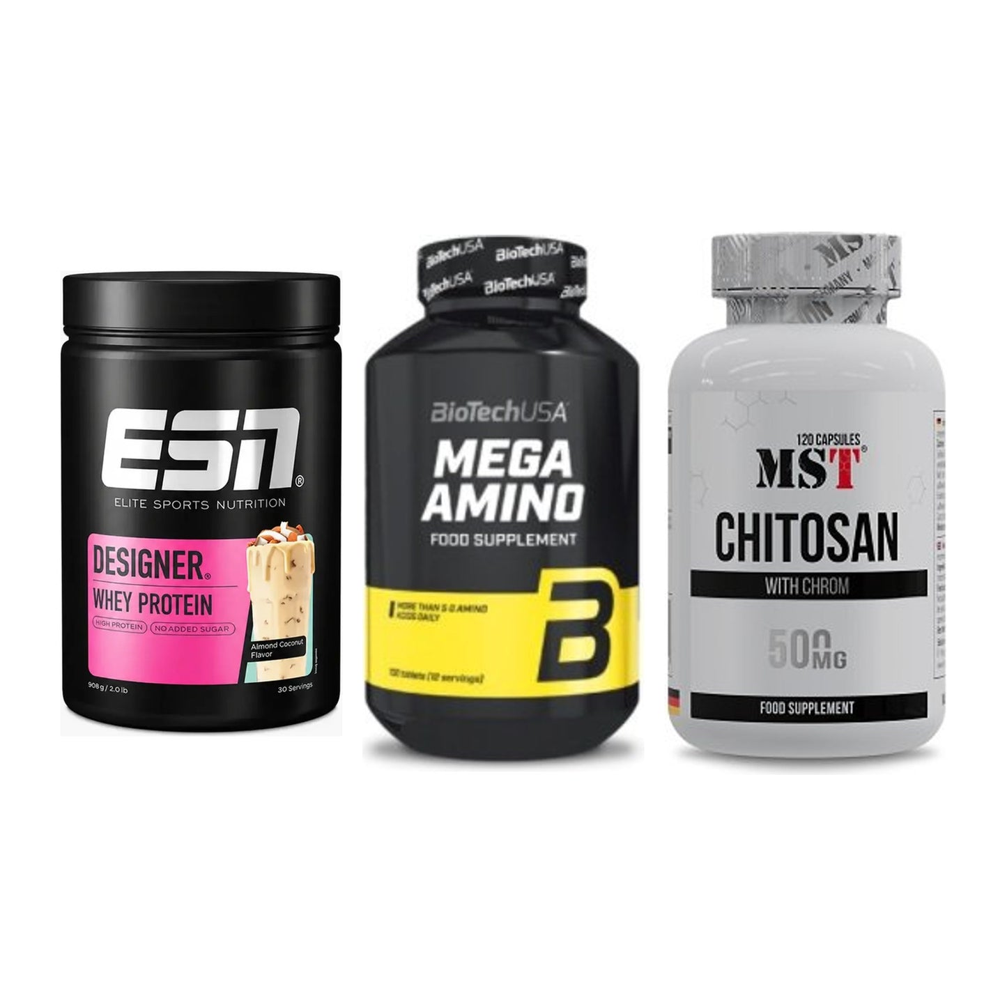 Definitionsphase-Set: ESN Designer + BioTech Mega + MST Chitosan – alle enthaltenen Artikel
