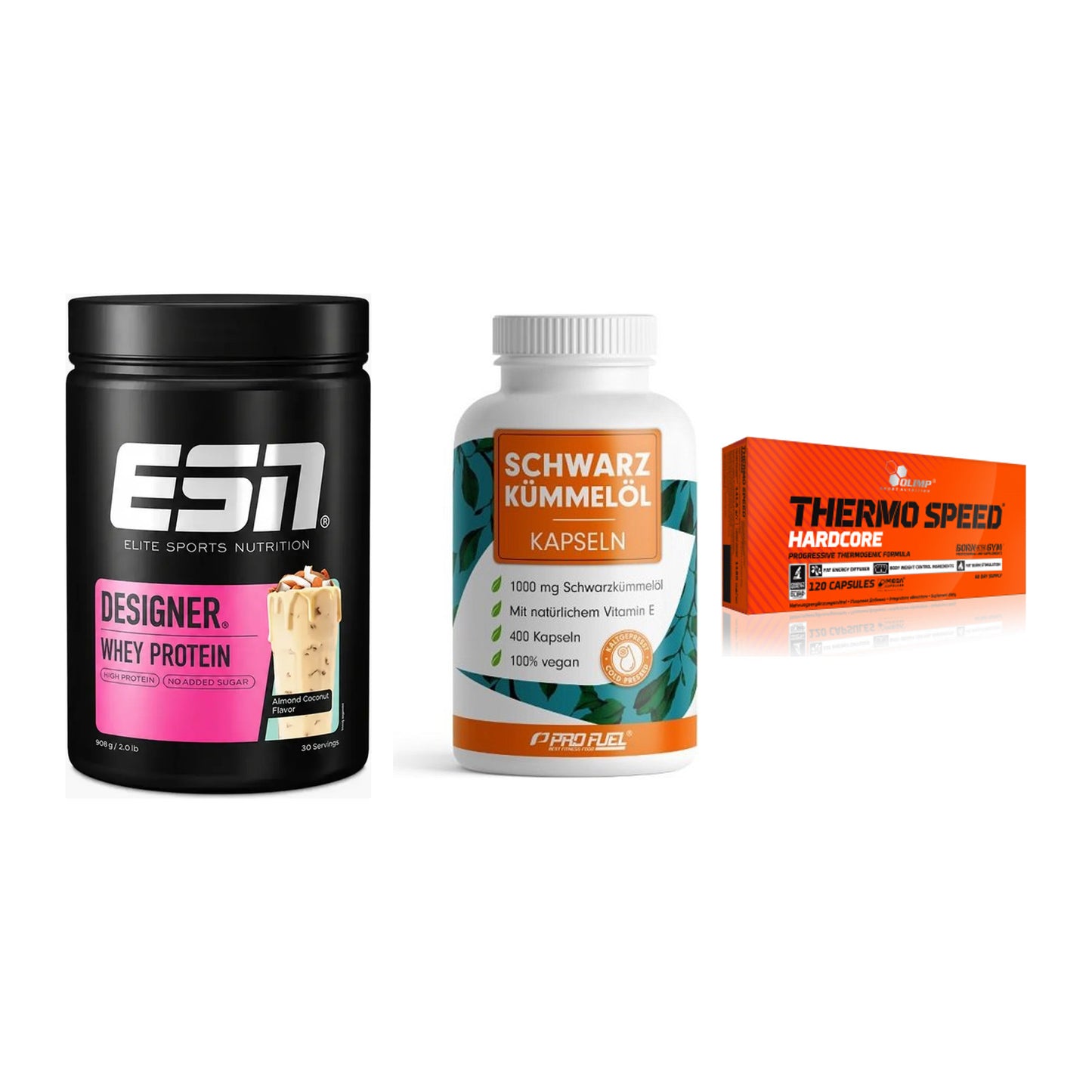 Definitionsphase-Set: ESN Designer + ProFuel Schwar + Olimp Thermo – alle enthaltenen Artikel
