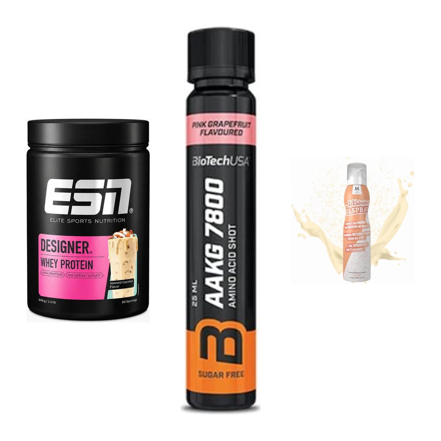 Definitionsphase-Set: ESN Designer + BioTech AAKG + More Nutrition – alle enthaltenen Artikel