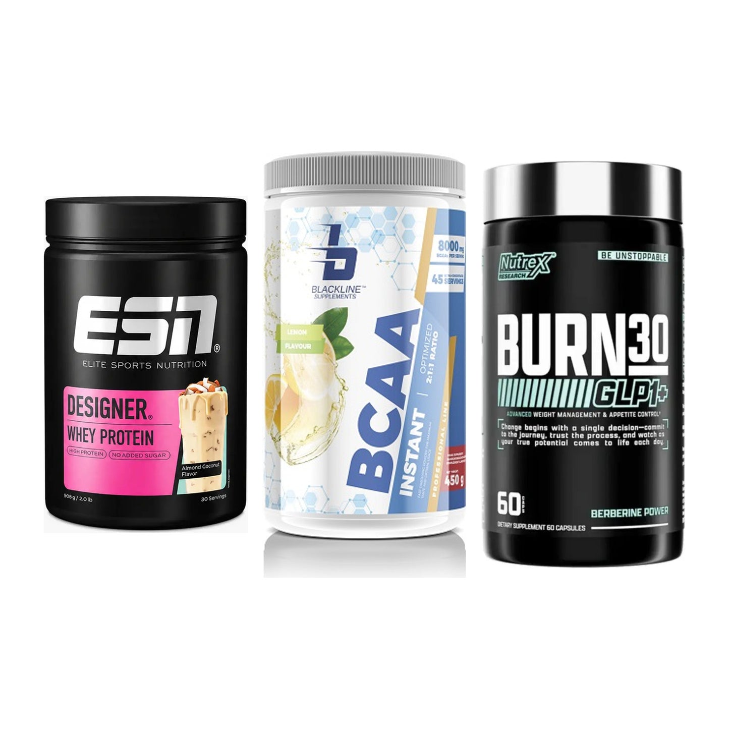 Definitionsphase-Set: ESN Designer + Blackline + Nutrex Burn 30 – alle enthaltenen Artikel