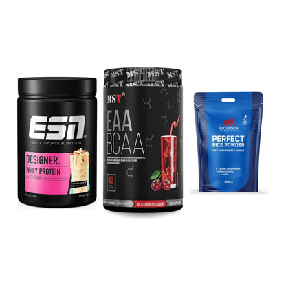 Definitionsphase-Set: ESN Designer + MST EAA & BCAA + XXL Nutrition – alle enthaltenen Artikel