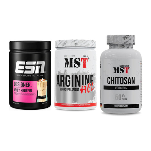 Definitionsphase-Set: ESN Designer + MST Arginine + MST Chitosan – alle enthaltenen Artikel