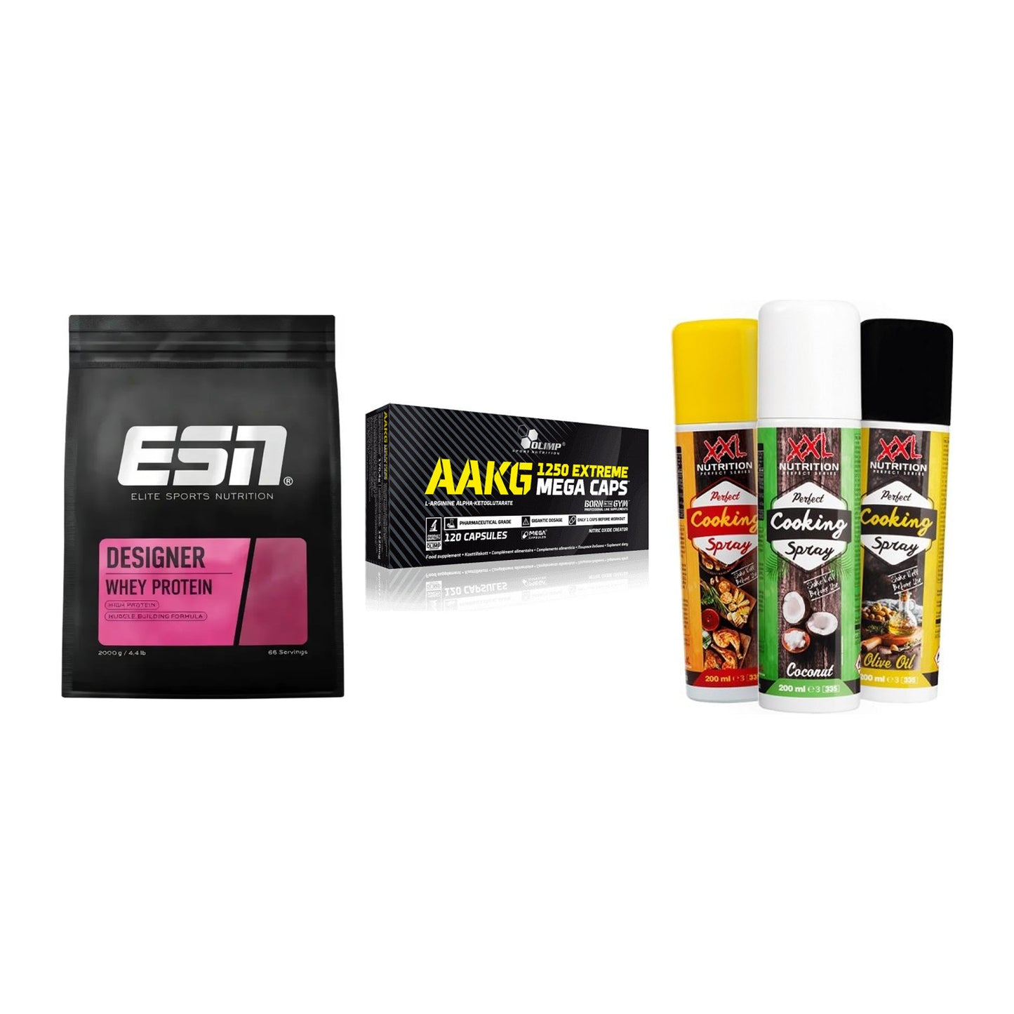 Definitionsphase-Set: ESN Designer + Olimp AAKG + XXL Nutrition – alle enthaltenen Artikel