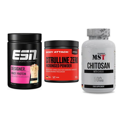 Definitionsphase-Set: ESN Designer + Body Attack + MST Chitosan – alle enthaltenen Artikel