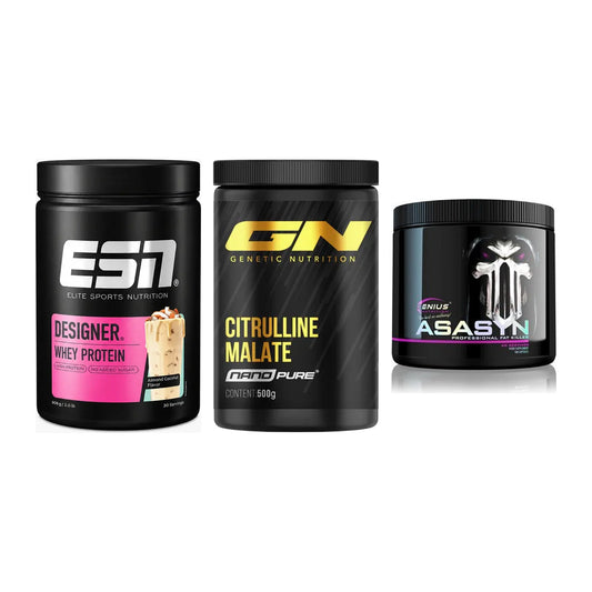 Definitionsphase-Set: ESN Designer + GN Citrulline + Genius Nutriti – alle enthaltenen Artikel