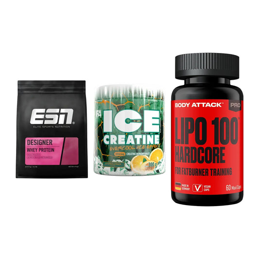 Definitionsphase-Set: ESN Designer + FA Nutrition + Body Attack – alle enthaltenen Artikel