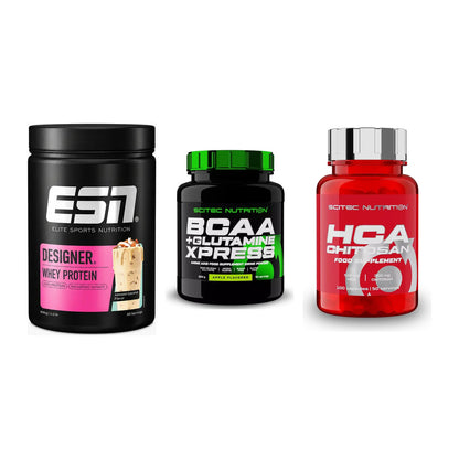 Definitionsphase-Set: ESN Designer + Scitec BCAA + Scitec HCA-Chi – alle enthaltenen Artikel