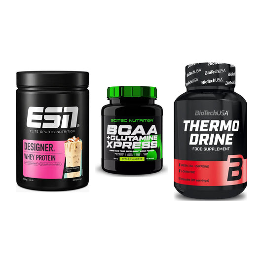 Definitionsphase-Set: ESN Designer + Scitec BCAA + BioTech Thermo – alle enthaltenen Artikel