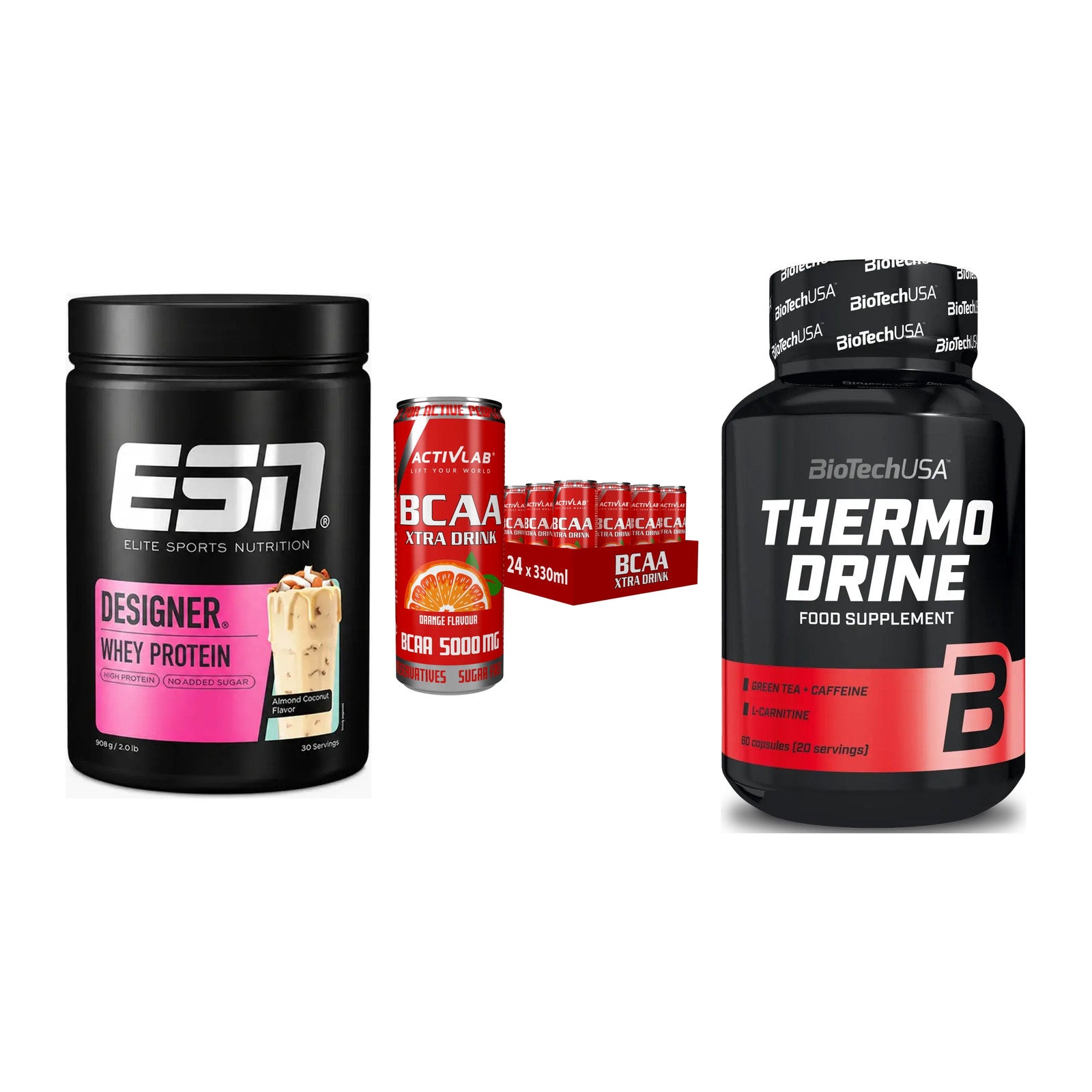 Definitionsphase-Set: ESN Designer + Activlab BCAA + BioTech Thermo – alle enthaltenen Artikel