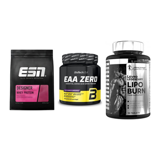 Definitionsphase-Set: ESN Designer + BioTech EAA + Kevin Levrone – alle enthaltenen Artikel