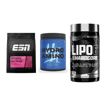Definitionsphase-Set: ESN Designer + Nanosupps + Nutrex Lipo 6 – alle enthaltenen Artikel