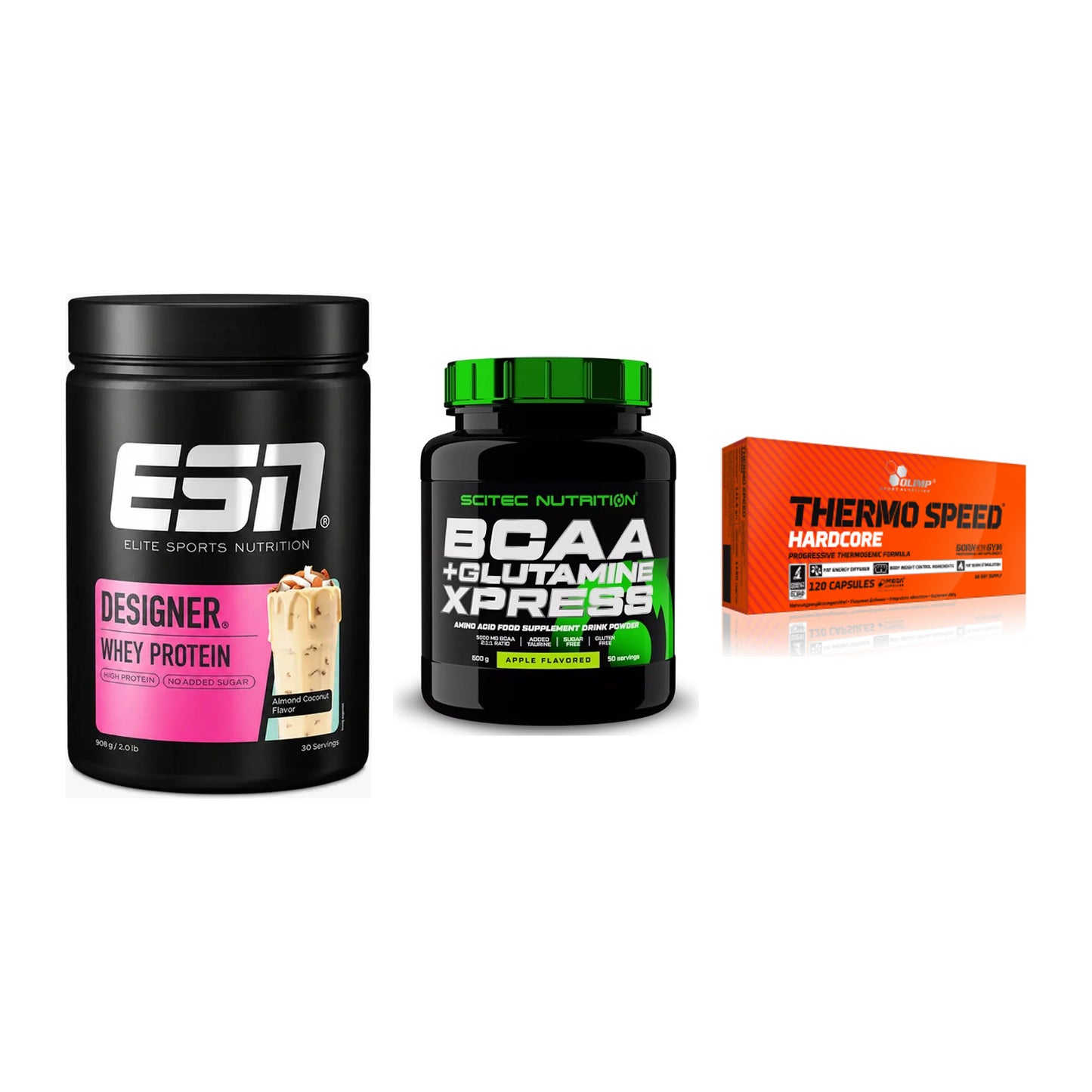 Definitionsphase-Set: ESN Designer + Scitec BCAA + Olimp Thermo – alle enthaltenen Artikel