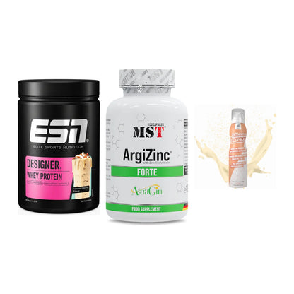 Definitionsphase-Set: ESN Designer + MST ArgiZinc + More Nutrition – alle enthaltenen Artikel
