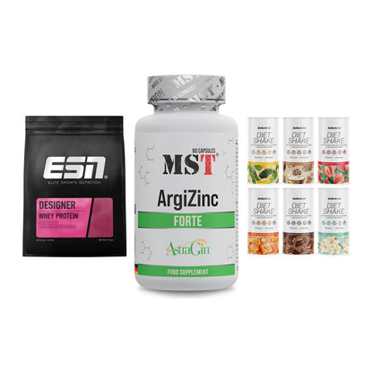 Definitionsphase-Set: ESN Designer + MST ArgiZinc + BioTech Diet – alle enthaltenen Artikel