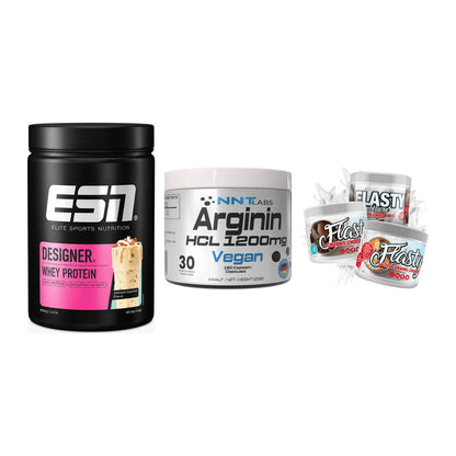 Definitionsphase-Set: ESN Designer + NNT Arginin + Sinob Flasty – alle enthaltenen Artikel