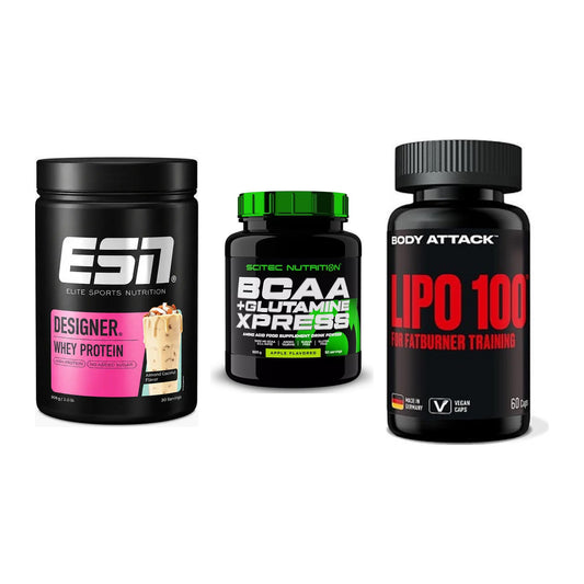 Definitionsphase-Set: ESN Designer + Scitec BCAA + Body Attack – alle enthaltenen Artikel
