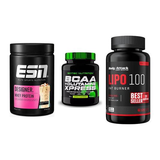 Definitionsphase-Set: ESN Designer + Scitec BCAA + Body Attack – alle enthaltenen Artikel