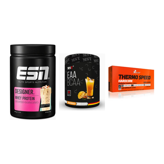Definitionsphase-Set: ESN Designer + MST EAA & BCAA + Olimp Thermo – alle enthaltenen Artikel
