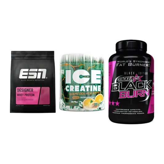 Definitionsphase-Set: ESN Designer + FA Nutrition + Stacker2 Black – alle enthaltenen Artikel