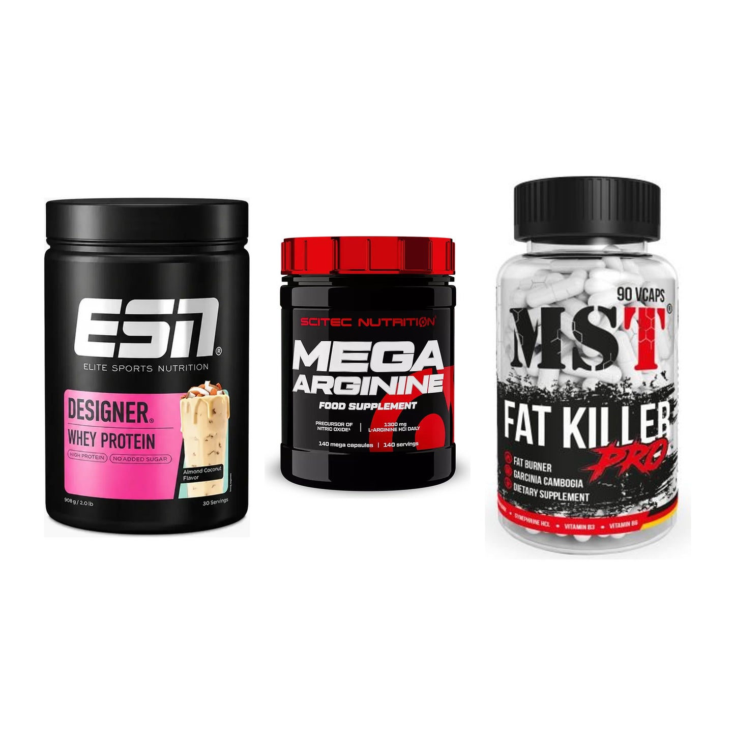 Definitionsphase-Set: ESN Designer + Scitec Mega + MST Fat Killer – alle enthaltenen Artikel