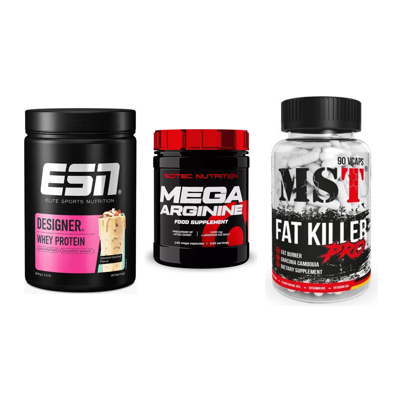 Definitionsphase-Set: ESN Designer + Scitec Mega + MST Fat Killer – alle enthaltenen Artikel