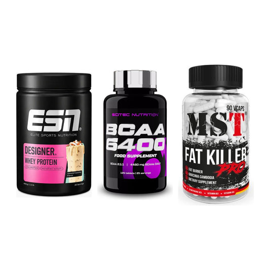 Definitionsphase-Set: ESN Designer + Scitec BCAA + MST Fat Killer – alle enthaltenen Artikel