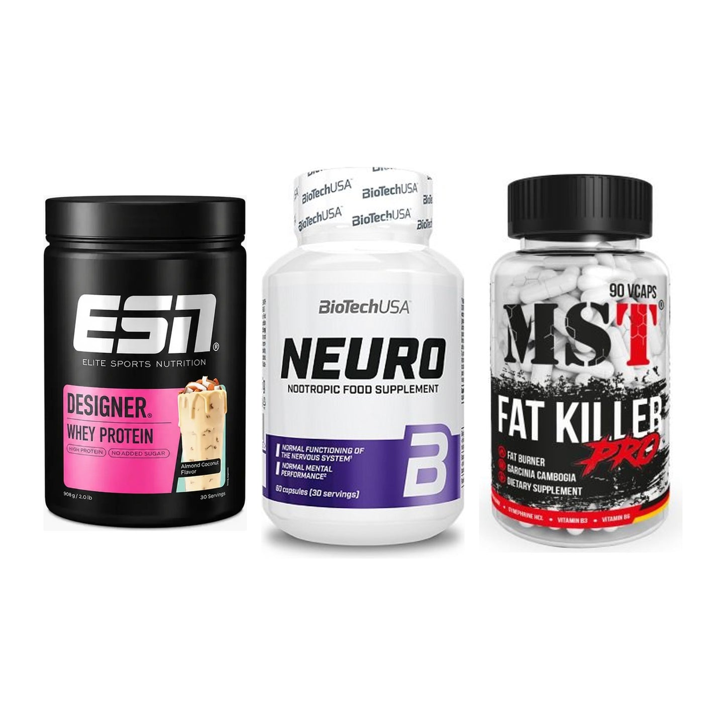 Definitionsphase-Set: ESN Designer + BioTech Neuro + MST Fat Killer – alle enthaltenen Artikel