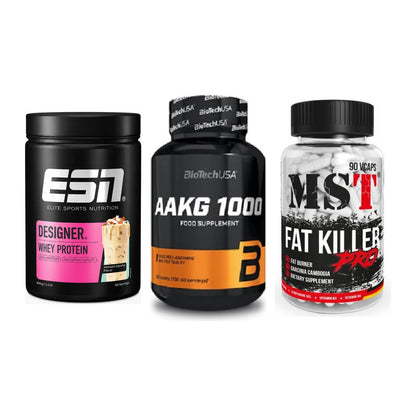 Definitionsphase-Set: ESN Designer + BioTech AAKG + MST Fat Killer – alle enthaltenen Artikel