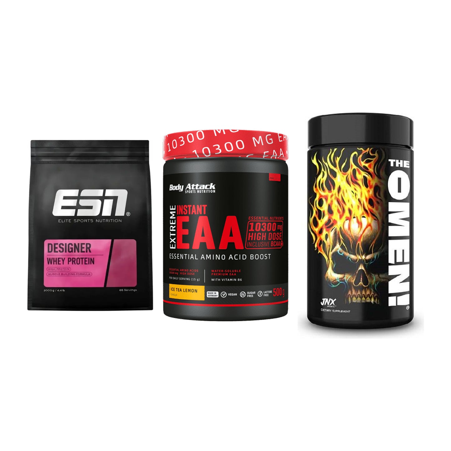 Definitionsphase-Set: ESN Designer + Body Attack + JNX Sports – alle enthaltenen Artikel