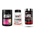 Definitionsphase-Set: ESN Designer + MST L-Carnitin + Nutrex Lipo 6 – alle enthaltenen Artikel
