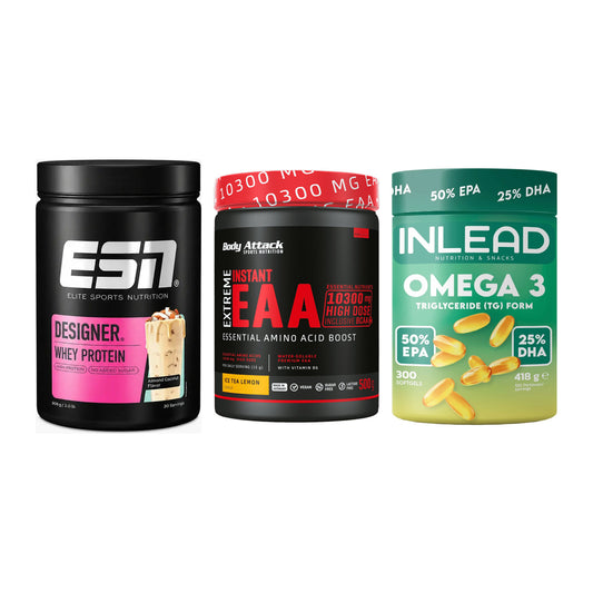Definitionsphase-Set: ESN Designer + Body Attack + INLEAD Omega-3 – alle enthaltenen Artikel
