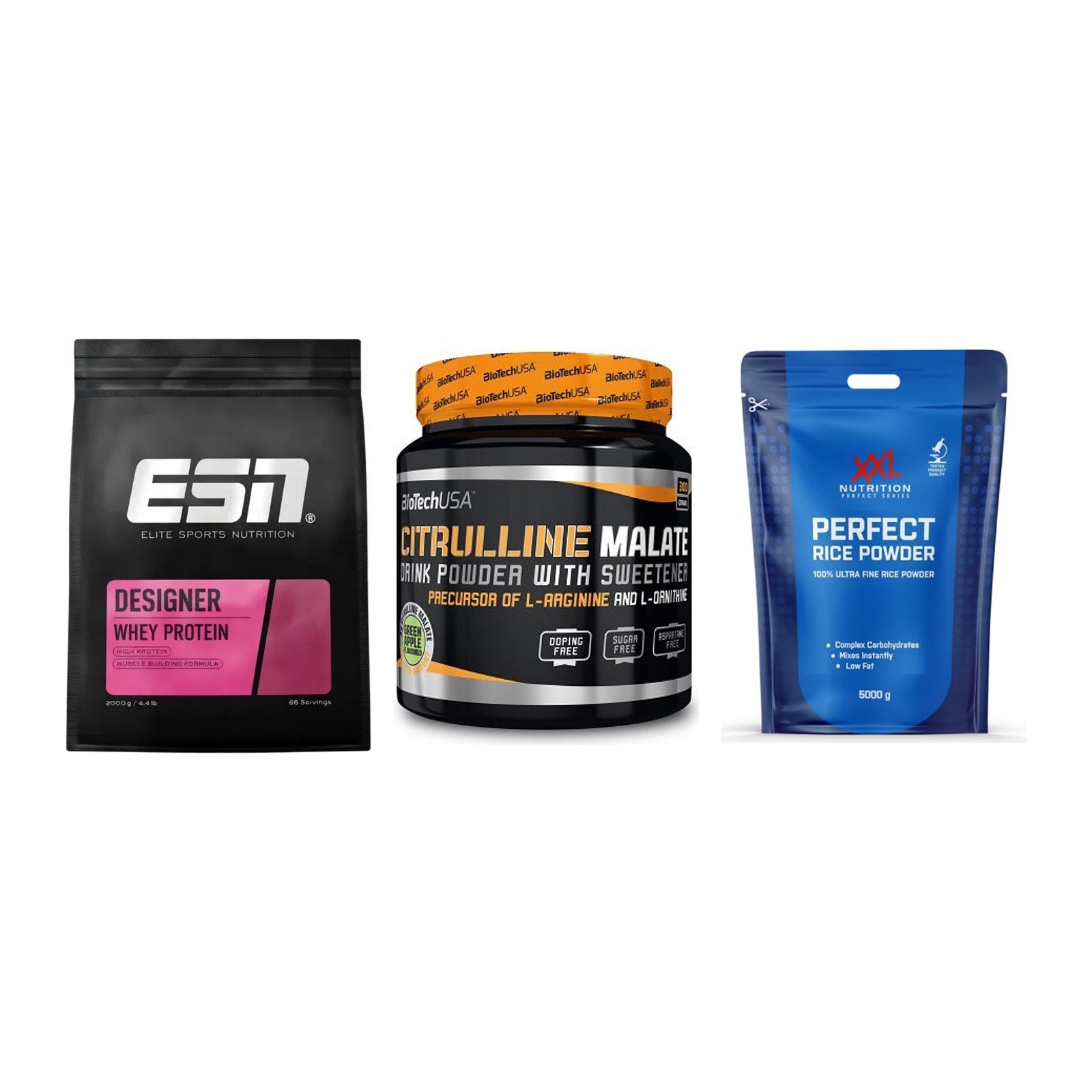 Definitionsphase-Set: ESN Designer + BioTech Citrul + XXL Nutrition – alle enthaltenen Artikel