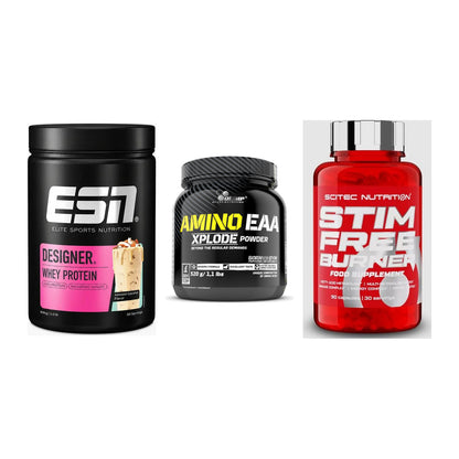 Definitionsphase-Set: ESN Designer + Olimp Amino + Scitec Stim – alle enthaltenen Artikel
