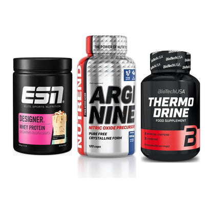 Definitionsphase-Set: ESN Designer + Nutrend Argini + BioTech Thermo – alle enthaltenen Artikel