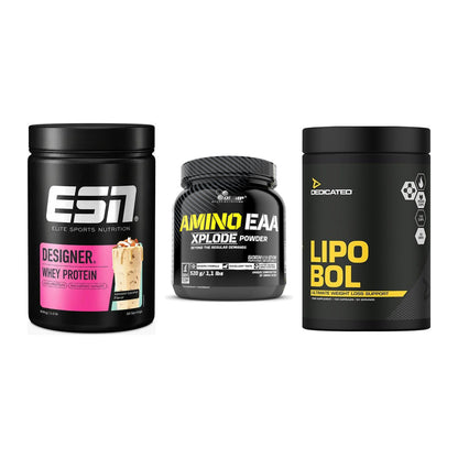 Definitionsphase-Set: ESN Designer + Olimp Amino + Dedicated – alle enthaltenen Artikel