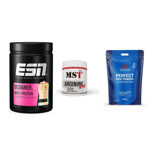 Definitionsphase-Set: ESN Designer + MST Arginine + XXL Nutrition – alle enthaltenen Artikel