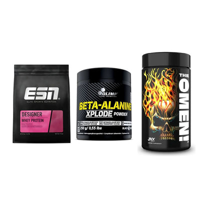 Definitionsphase-Set: ESN Designer + Olimp Beta-Ala + JNX Sports – alle enthaltenen Artikel