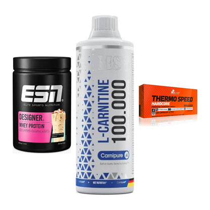 Definitionsphase-Set: ESN Designer + MST L-Carnitin + Olimp Thermo – alle enthaltenen Artikel