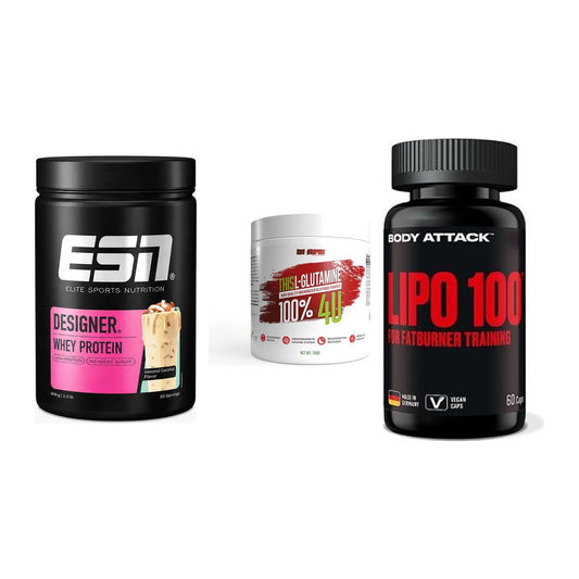 Definitionsphase-Set: ESN Designer + BPS-Pharma + Body Attack – alle enthaltenen Artikel